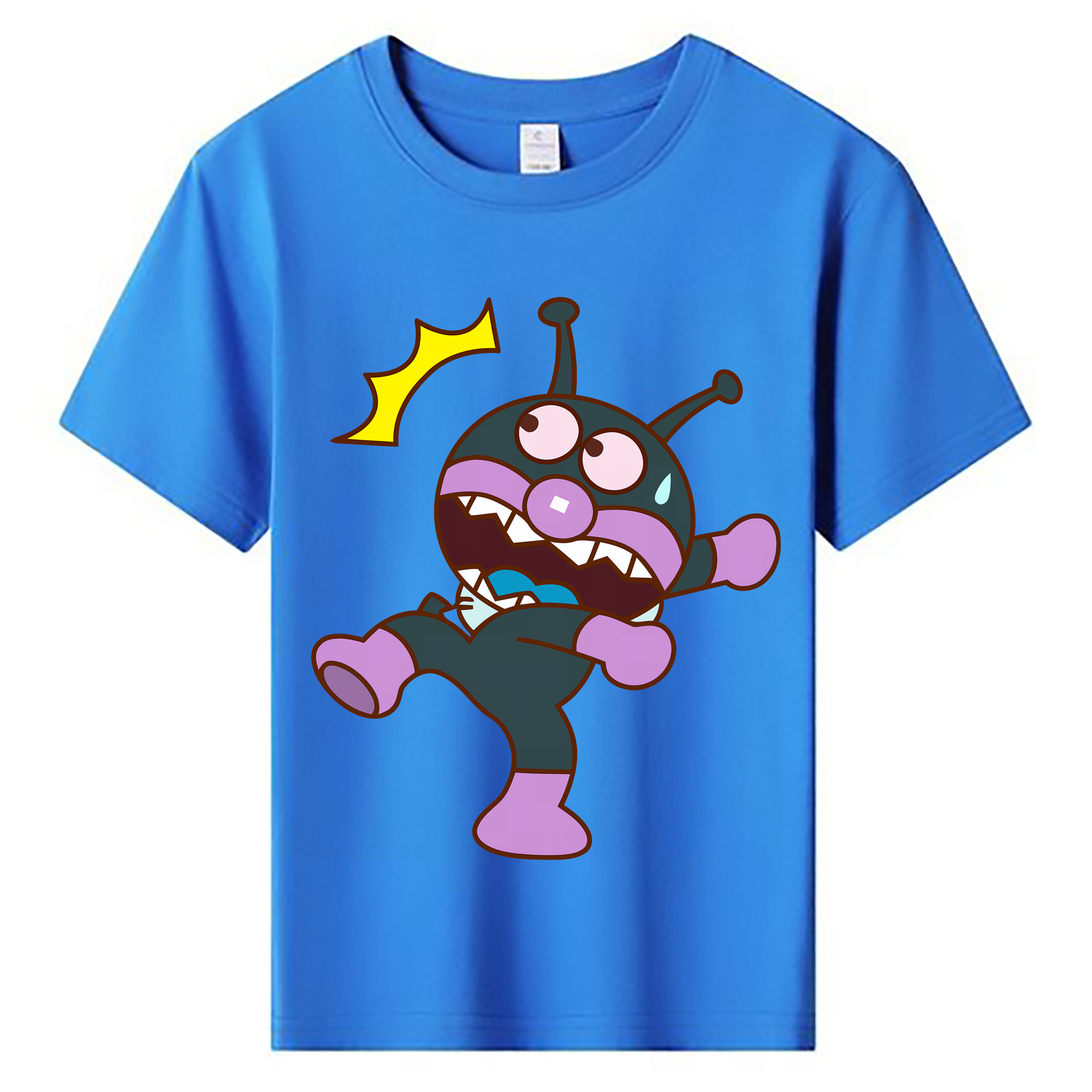 （画像用） アンパンマン Anpanman 綿100％キッズTシャツ（フロントプリント）